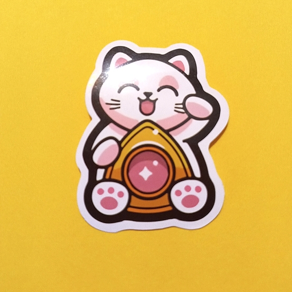 Bundle of 6 Cat Stickers - Picture 7 of 8